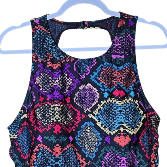 TORRID Snakeskin Shine Print One Piece Swimsuit Size 3x - Picture 3 of 8